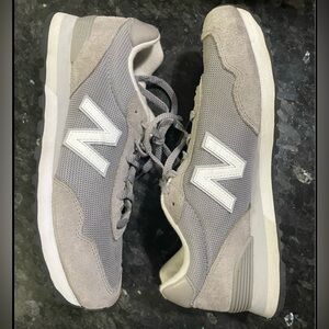 New Balance 515 Lifestyle Gray Suede Canvas Runner Sneakers Shoes-Womens 6